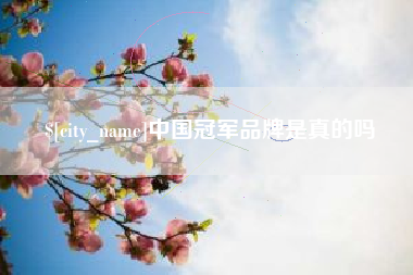 中国台湾中国冠军品牌是真的吗