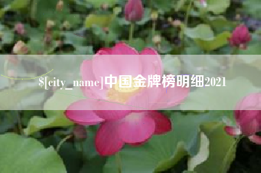 中国台湾中国金牌榜明细2021