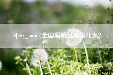 中国台湾全国消防日是第几天？