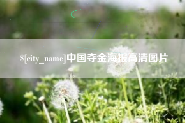 中国台湾中国夺金海报高清图片