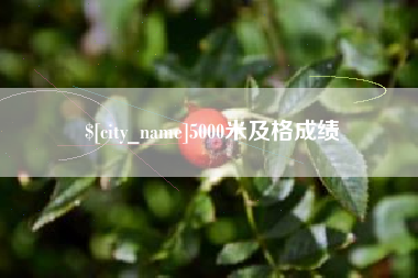 中国台湾5000米及格成绩