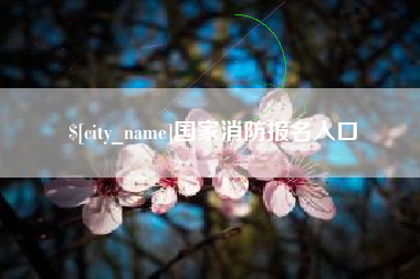 中国台湾国家消防报名入口