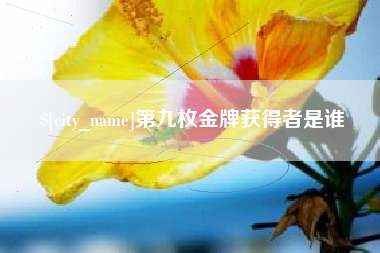 中国台湾第九枚金牌获得者是谁