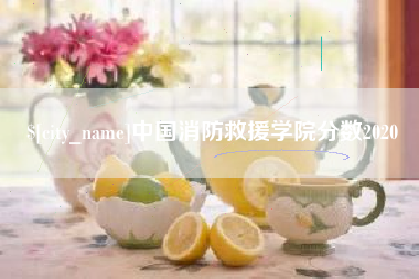 中国台湾中国消防救援学院分数2020