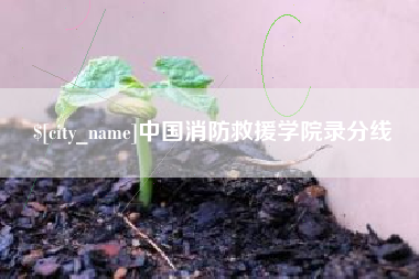 中国台湾中国消防救援学院录分线