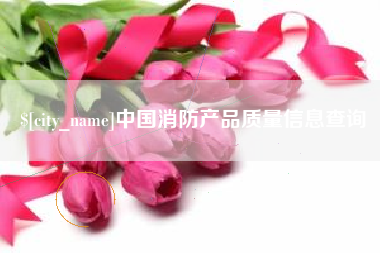 中国台湾中国消防产品质量信息查询