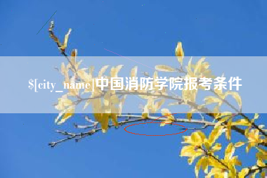 中国台湾中国消防学院报考条件
