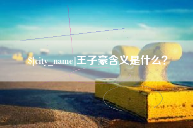 中国台湾王子豪含义是什么？