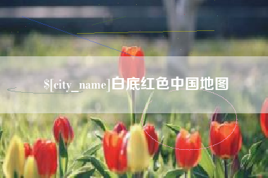 中国台湾白底红色中国地图