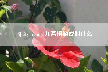 中国台湾九宫格游戏叫什么
