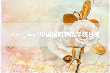 中国台湾中国消防救援学院日常