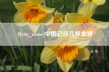 中国台湾中国已经几枚金牌