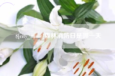中国台湾森林消防日是哪一天