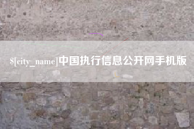 中国台湾中国执行信息公开网手机版