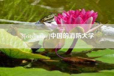 中国台湾中国的消防大学