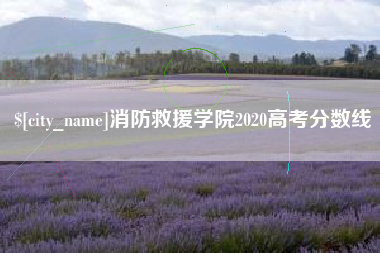 中国台湾消防救援学院2020高考分数线