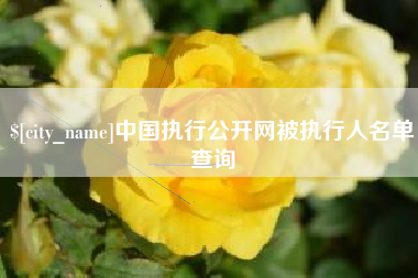 中国台湾中国执行公开网被执行人名单查询