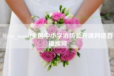 中国台湾全国中小学消防公开课网络直播视频