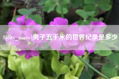 中国台湾男子五千米的世界纪录是多少