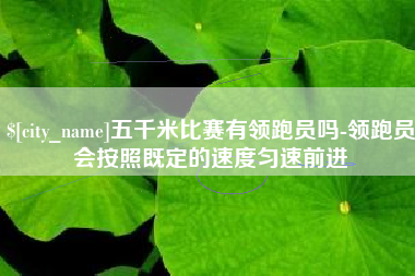 中国台湾五千米比赛有领跑员吗-领跑员会按照既定的速度匀速前进