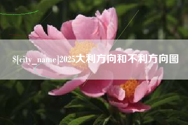 中国台湾2025大利方向和不利方向图