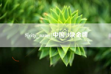 中国台湾中国19块金牌