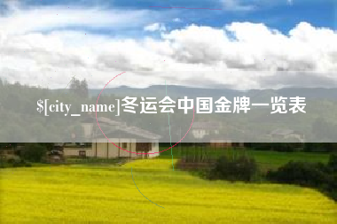 中国台湾冬运会中国金牌一览表
