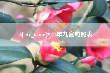 中国台湾2021年九宫对照表
