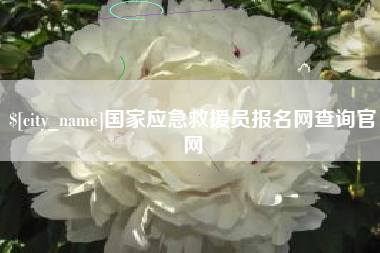 中国台湾国家应急救援员报名网查询官网