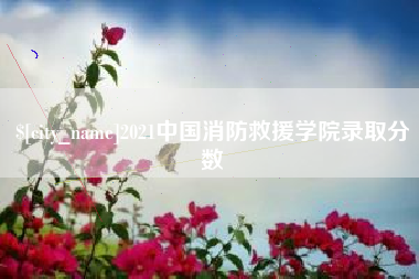 中国台湾2021中国消防救援学院录取分数