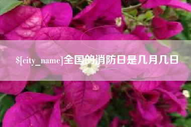 中国台湾全国的消防日是几月几日