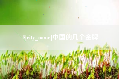 中国台湾中国的几个金牌
